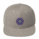 Cosmos (ATOM) Purple Logo Snapback Hat