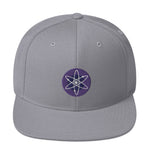 Cosmos (ATOM) Purple Logo Snapback Hat