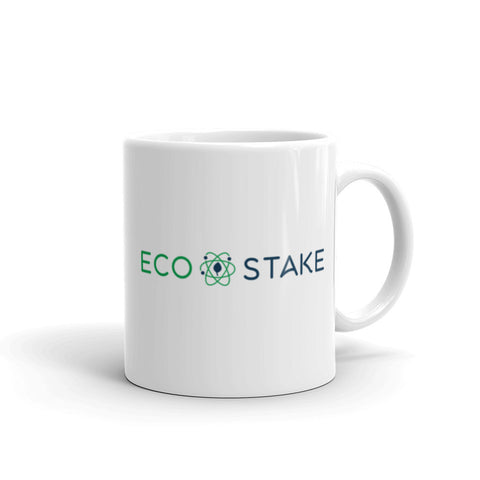 EcoStake White glossy mug